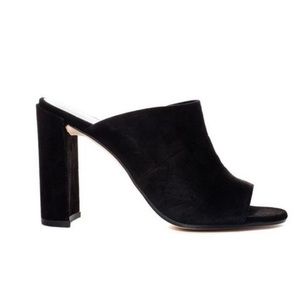 Stuart Weitzman Black Sequel Mule